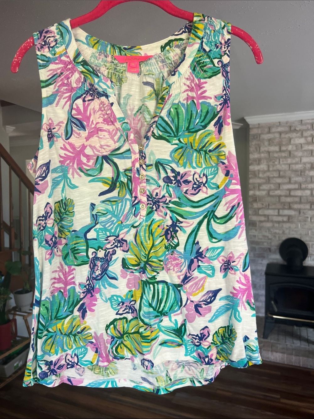 Two Lilly Pulitzer Essie Tank Tops - Picture 7 of 11